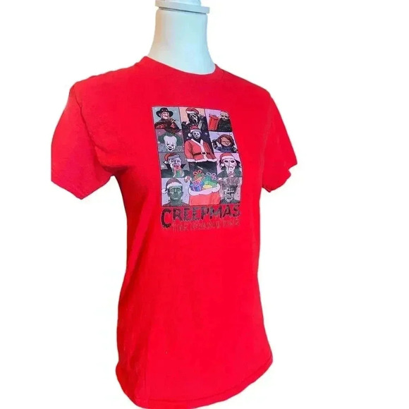 Creepmas tshirt horror Christmas unisex size small - Picture 1 of 6